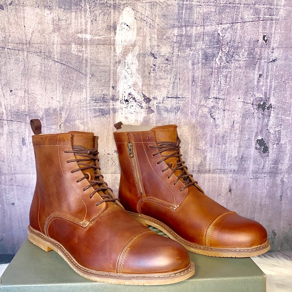 New Timberland Mens Coblton Zip Bt Brown - Picture 5 of 6